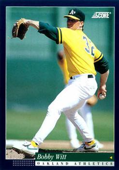 #437 Bobby Witt - Oakland Athletics -1994 Score Baseball
