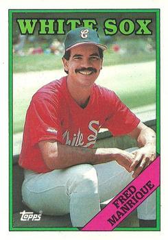 #437 Fred Manrique - Chicago White Sox - 1988 Topps Baseball