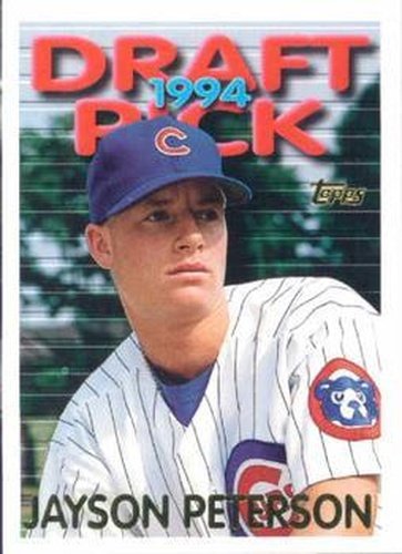 #437 Jayson Peterson - Chicago Cubs - 1995 Topps Baseball