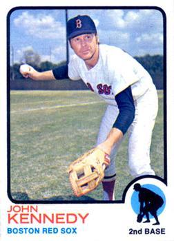 #437 John Kennedy - Boston Red Sox - 1973 Topps Baseball