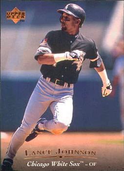 #437 Lance Johnson - Chicago White Sox - 1995 Upper Deck Baseball