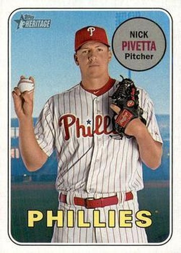 #437 Nick Pivetta - Philadelphia Phillies - 2018 Topps Heritage Baseball