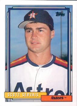 #437 Scott Servais - Houston Astros - 1992 Topps Baseball