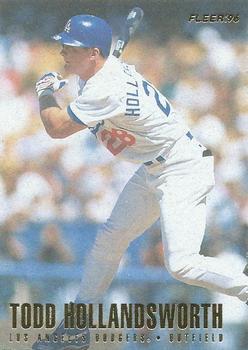 #437 Todd Hollandsworth - Los Angeles Dodgers - 1996 Fleer Baseball