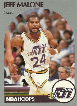 #437 Jeff Malone - Utah Jazz - 1990-91 Hoops Basketball