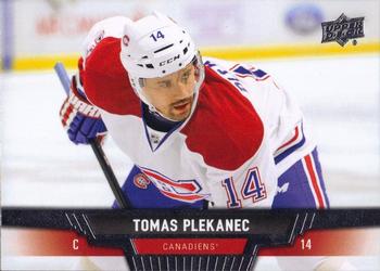 #437 Tomas Plekanec - Montreal Canadiens - 2013-14 Upper Deck Hockey
