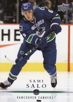 #437 Sami Salo - Vancouver Canucks - 2008-09 Upper Deck Hockey