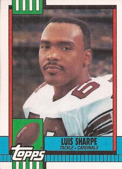 #437 Luis Sharpe - Phoenix Cardinals - 1990 Topps Football