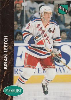 #438 Brian Leetch - New York Rangers - 1991-92 Parkhurst Hockey