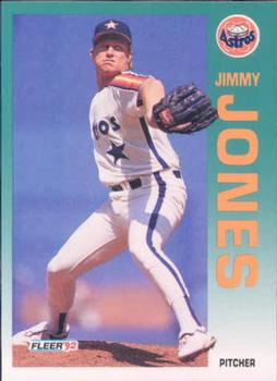 #438 Jimmy Jones - Houston Astros - 1992 Fleer Baseball