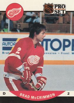 #438 Brad McCrimmon - Detroit Red Wings - 1990-91 Pro Set Hockey