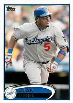 #438 Juan Uribe - Los Angeles Dodgers - 2012 Topps Baseball