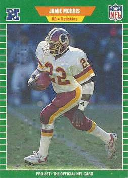 #438 Jamie Morris - Washington Redskins - 1989 Pro Set Football