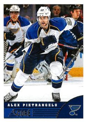 #438 Alex Pietrangelo - St. Louis Blues - 2013-14 Score Hockey