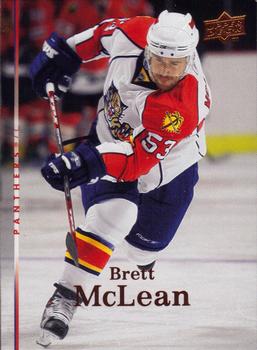 #438 Brett McLean - Florida Panthers - 2007-08 Upper Deck Hockey