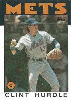 #438 Clint Hurdle - New York Mets - 1986 Topps Baseball