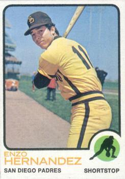 #438 Enzo Hernandez - San Diego Padres - 1973 Topps Baseball