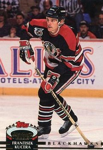 #438 Frantisek Kucera - Chicago Blackhawks - 1992-93 Stadium Club Hockey
