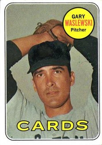 #438 Gary Waslewski - St. Louis Cardinals - 1969 Topps Baseball