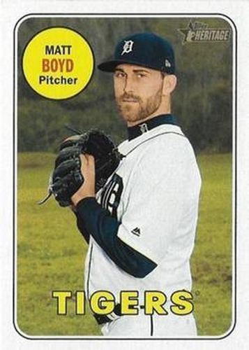 #438 Matt Boyd - Detroit Tigers - 2018 Topps Heritage Baseball
