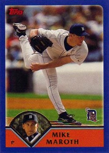 #438 Mike Maroth - Detroit Tigers - 2003 Topps Baseball