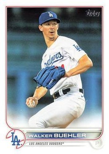 #438 Walker Buehler - Los Angeles Dodgers - 2022 Topps Baseball