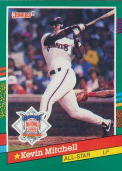 #438 Kevin Mitchell - San Francisco Giants - 1991 Donruss Baseball