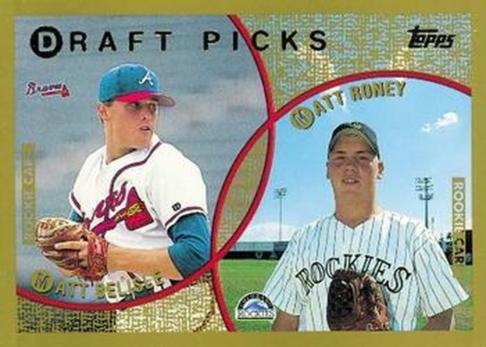 #438 Matt Belisle / Matt Roney - Atlanta Braves / Colorado Rockies - 1999 Topps Baseball