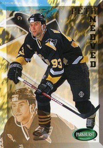 #438 Petr Nedved - Pittsburgh Penguins - 1995-96 Parkhurst International Hockey