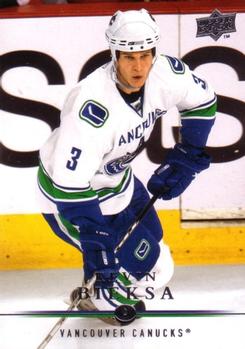 #438 Kevin Bieksa - Vancouver Canucks - 2008-09 Upper Deck Hockey