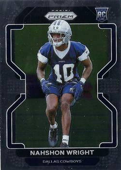 #438 Nahshon Wright - Dallas Cowboys - 2021 Panini Prizm Football