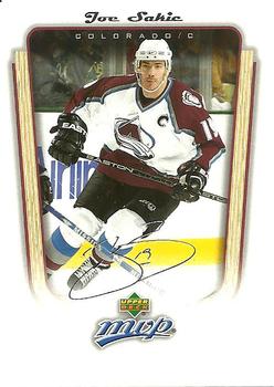 #438 Joe Sakic - Colorado Avalanche - 2005-06 Upper Deck MVP Hockey
