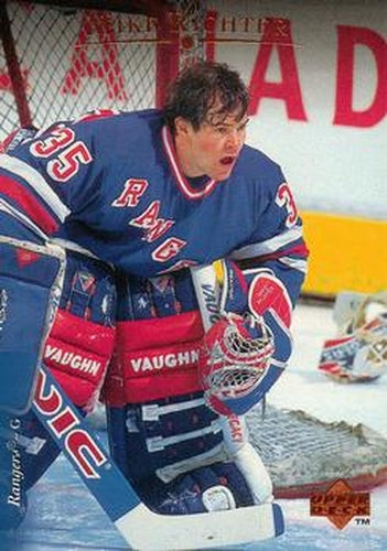 #438 Mike Richter - New York Rangers - 1995-96 Upper Deck Hockey
