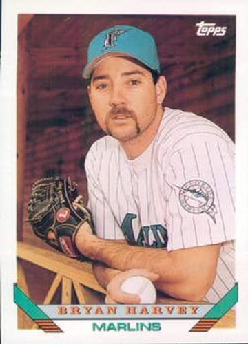 #439 Bryan Harvey - Florida Marlins - 1993 Topps Baseball