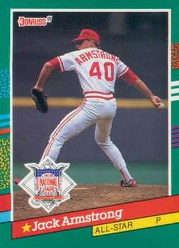 #439 Jack Armstrong - Cincinnati Reds - 1991 Donruss Baseball