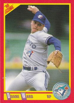 #439 Duane Ward - Toronto Blue Jays - 1990 Score Baseball