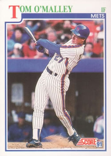 #439 Tom O'Malley - New York Mets - 1991 Score Baseball
