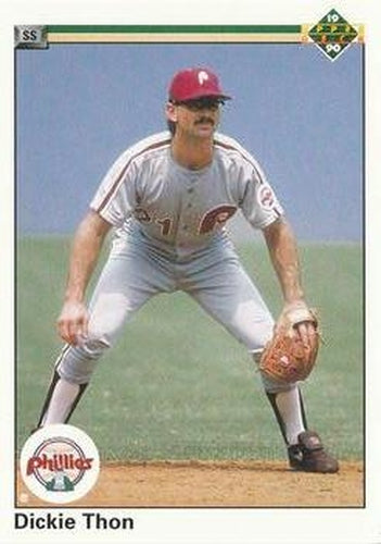 #439 Dickie Thon - Philadelphia Phillies - 1990 Upper Deck Baseball