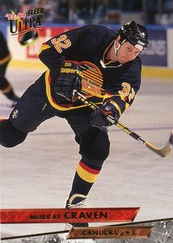#439 Murray Craven - Vancouver Canucks - 1993-94 Ultra Hockey