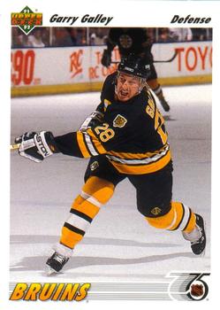 #439 Garry Galley - Boston Bruins - 1991-92 Upper Deck Hockey