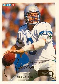 #439 Rick Mirer - Seattle Seahawks - 1994 Fleer Football