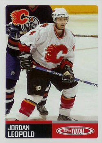 #439 Jordan Leopold - Calgary Flames - 2002-03 Topps Total Hockey
