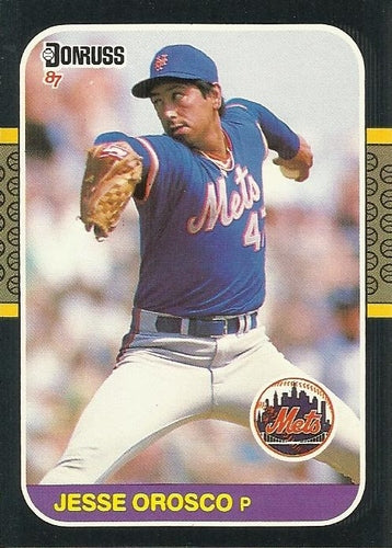 #439 Jesse Orosco - New York Mets - 1987 Donruss Baseball