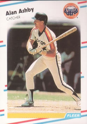 #439 Alan Ashby - Houston Astros - 1988 Fleer Baseball
