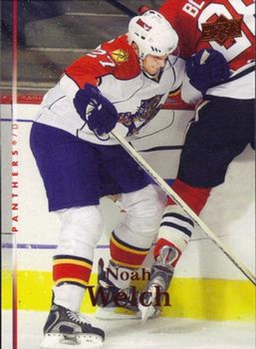 #439 Noah Welch - Florida Panthers - 2007-08 Upper Deck Hockey