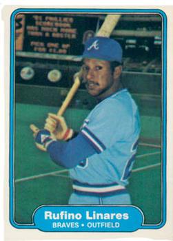 #439 Rufino Linares - Atlanta Braves - 1982 Fleer Baseball