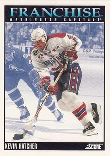 #439 Kevin Hatcher - Washington Capitals - 1992-93 Score USA Hockey