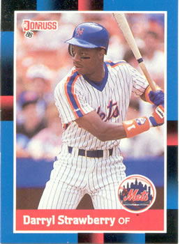 #439 Darryl Strawberry - New York Mets - 1988 Donruss Baseball