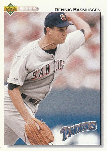 #439 Dennis Rasmussen - San Diego Padres - 1992 Upper Deck Baseball