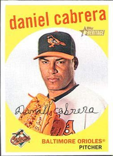 #439 Daniel Cabrera - Baltimore Orioles - 2008 Topps Heritage Baseball